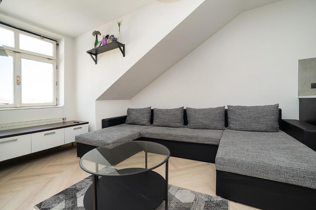Big 4-Bedroom Flat, Terrace With Great Vitkov View Прага Екстериор снимка